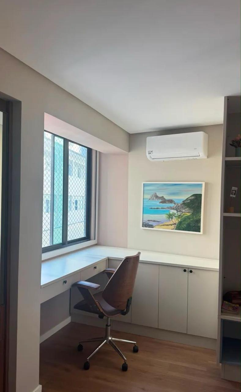 Home office com vista livre — Apartamento pronto para morar em Boa Viagem | Luxo e Conforto